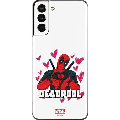 Marvel Deadpool Legacy Deadpool Love Galaxy S21 Plus 5G Skin